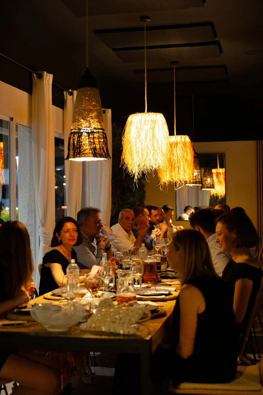 Cena en Jardines de Bacai